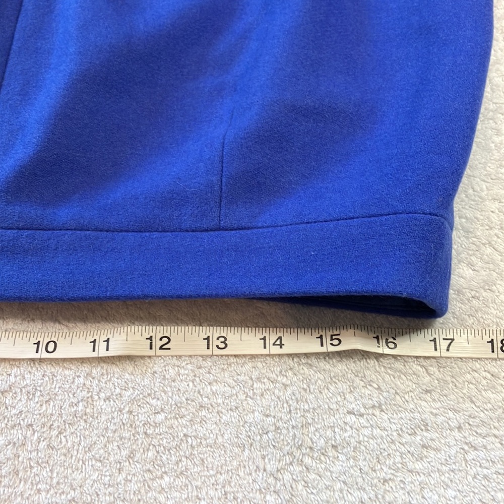 J Crew blue wool pencil skirt - Picture 7 of 8